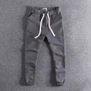 AW Men's draw string fleece pants add wool 9