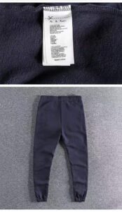 AW Men's draw string fleece pants add wool 11