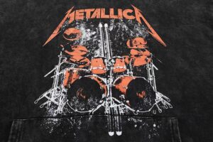 2283#ACID WASHED ROCK HIGH STREET METALLIC HOODY 27