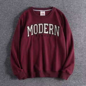 PATCH EMBROIDERED MODERN SWEATER 25
