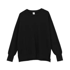 2331#acid wash pure cotton plain high street style sweater 28