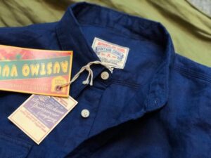 Pure linen workwear basic shirt 30