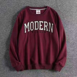 #M304 Crewneck High Quality Jumper Pullover Embroidery with cloth Men Sweater