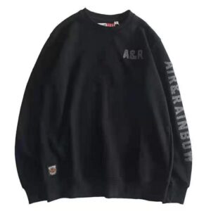 #8061 Crewneck High Quality Jumper Pullover Men 320 gram Terry tripe fabric embroidered sweate