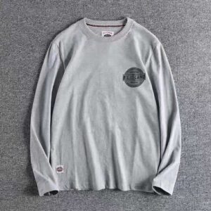 #5202 Printed long sleeve T-shirt cotton round neck autumn new casual comfortable Pullover 22