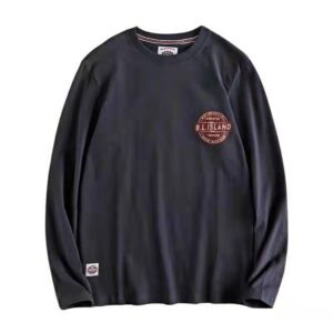 #5202 Printed long sleeve T-shirt cotton round neck autumn new casual comfortable Pullover 23