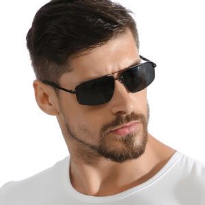JM0009#TR90 UV400 MEN'S FASHION mental frame polarized sunglasses outdoor stylish 31