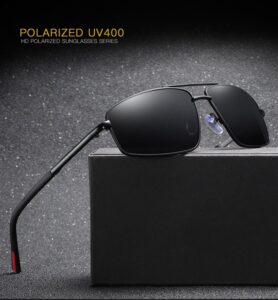 JM0009#TR90 UV400 MEN'S FASHION mental frame polarized sunglasses outdoor stylish 33