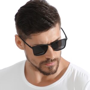 P26###TR90 UV400 MEN&rsquo;S FASHION mental frame polarized sunglasses outdoor stylish 18