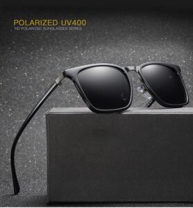 P26###TR90 UV400 MEN&rsquo;S FASHION mental frame polarized sunglasses outdoor stylish 21