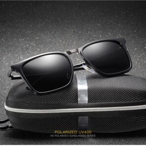 P26###TR90 UV400 MEN&rsquo;S FASHION mental frame polarized sunglasses outdoor stylish 23