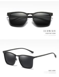 P26###TR90 UV400 MEN&rsquo;S FASHION mental frame polarized sunglasses outdoor stylish 27