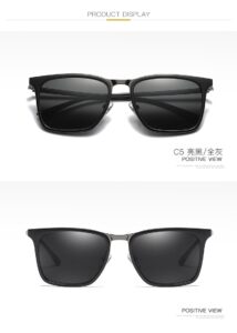 P26###TR90 UV400 MEN&rsquo;S FASHION mental frame polarized sunglasses outdoor stylish 28