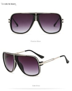 23072##Hot Seler Men's Fashion mental frame polarized sunglasses outdoor stylish 27