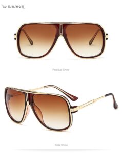 23072##Hot Seler Men's Fashion mental frame polarized sunglasses outdoor stylish 31