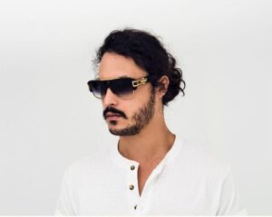 97123##TC Mental with AC UV400 Polarized Ins Popular fashion reflective sunglasses 13