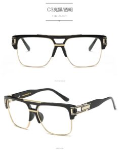 97123##TC Mental with AC UV400 Polarized Ins Popular fashion reflective sunglasses 23