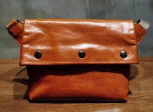 KB-0910#Leisure stylish genuine leather side bag 18