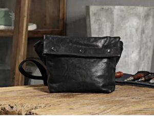 KB-0910#Leisure stylish genuine leather side bag 16