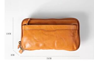 KW6639#sofe genuine retro style Men's hand purse 48