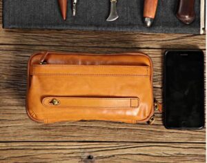 KW6639#sofe genuine retro style Men's hand purse 51