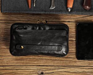 KW6639#sofe genuine retro style Men's hand purse 52