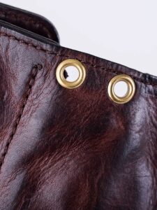 Genuine leather Anti-theft deduction Men's hand purse retro zipper 13