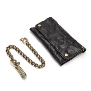 Genuine leather Anti-theft deduction Men's hand purse retro zipper 11
