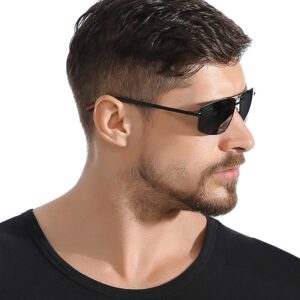 JM0009#TR90 UV400 MEN'S FASHION mental frame polarized sunglasses outdoor stylish 30