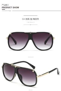 23047##TR90 UV400 MEN’S FASHION mental frame polarized sunglasses outdoor stylish 23