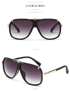 23047##TR90 UV400 MEN’S FASHION mental frame polarized sunglasses outdoor stylish 26