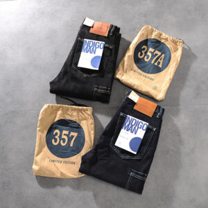 DEESMANC and CO autumn/winter new original color heavy men's jeans young men's trousers 357