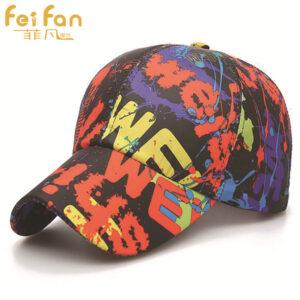 New baseball Korean cap embroidered letter men's and women's sports running color paint to do the old six-piece hat hot sales
