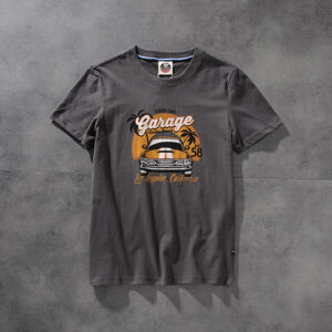 Air-rainbow American click retro do old wash men's round-neck short-sleeved T-shirt youth half-sleeve AR836