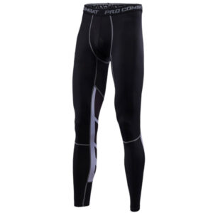 Fitness trousers men's running basketball print tight nine-point pants men sweat high bullet speed dry spot wholesale