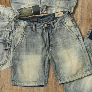 European station foreign trade summer American casual grinding white do old men's denim shorts men's straight pants in the pants tide