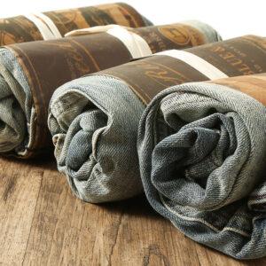 European station foreign trade summer American casual grinding white do old men's denim shorts men's straight pants in the pants tide