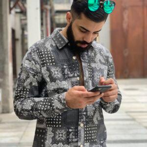 ins-style water wash cotton long-sleeved shirt loose casual comfortable shirt wholesale 10789