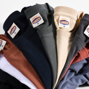 Foreign trade men's men's t-shirt solid color short-sleeved water wash cotton grinding wool large-size round collar t shirt custom advertising shirt