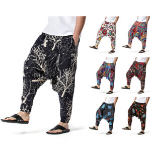 men's and women's foreign trade Harun yoga pants loose bohemian pants hanging pants moth pants