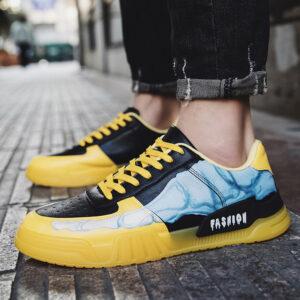 Spring 2021 new cross-border men's hip-hop trend board shoes personality men's sports tide shoes casual men's shoes wholesale